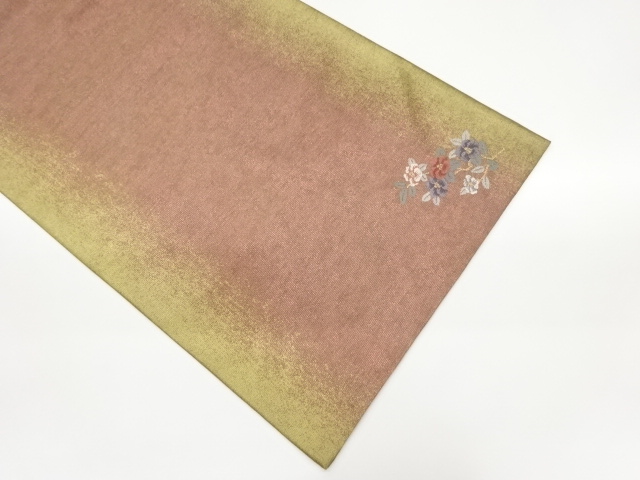 JAPANESE NAGOYA OBI / WOVEN FLOWER